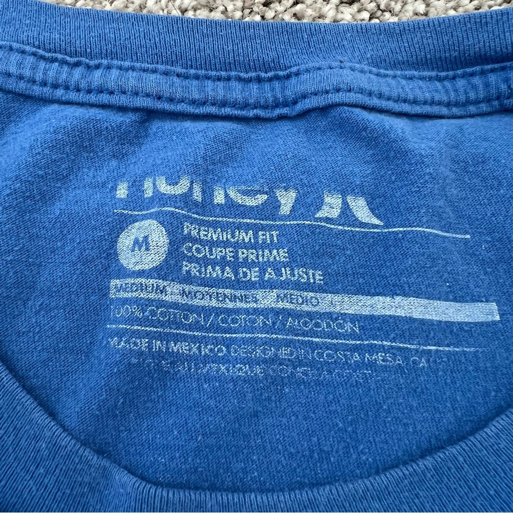 Hurley Blue Short Sleeve Tee - Picture 2 of 4